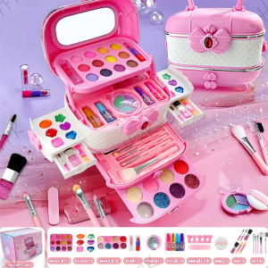 HPK เครื่องสำอางค์เด็ก กล่องแต่งหน้าเจ้าหญิง พร้อมลิป+อายแชโดว์+บลัช ของเล่นเด็กผู้หญิง ของเล่นแต่งหน้า