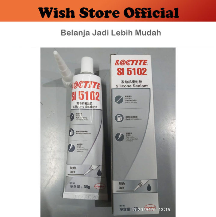 Silicone sealant loctite SI 5102 grey 85gr / Lem Paking Packing ...