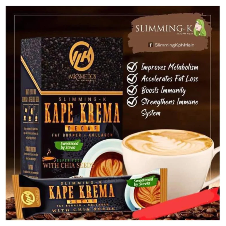 Madam Kilay Slimmingk Kape Krema Fat Burner Plus Collagen Sweetened By Stevia Super Food With 5141