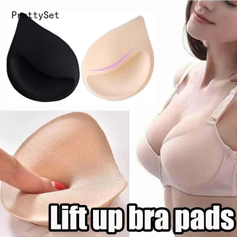 PrettySet 3D Thicken Sponge Bra Pads Sexy Breast Insert Push Up