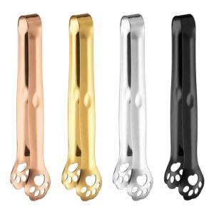 Kirilgu Claw Sugar Tong Stainless Steel Ice Tongs Small Kitchen Tongs for Teas Parties Coffee Bars Kitchen Durable 4Y1Z7
