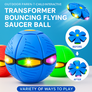 Outdoor parentchild interactive Transformer bouncing flying saucer ball