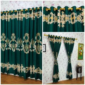 Gorden / Gordyn / Hordeng / Gordeng / Tirai / Korden / Jendela / Pintu / Curtain / Minimalis / Blackout / Murah / Import / Kamar / Dapur / Ruang Tamu / Polos / Smokring / Lokal / Motif / Bunga / Karakter / Terbaru motif Batik raja
