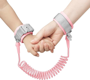 Anti-Lost Wrist Chain Anti Lost Leash Baby Leash with Child Upgraded Safety Locks for Kids Babies Kids Wrist Band for Outdoor Activities ShoppingChild safety tether