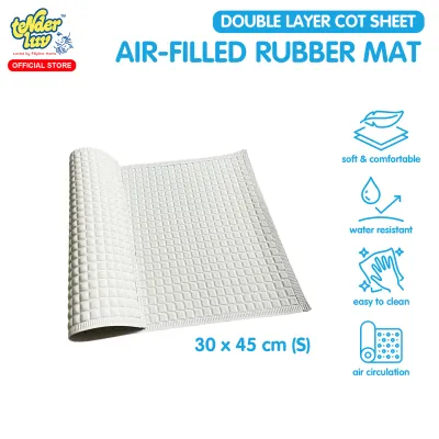Tender Luv Waterproof Rubber Diaper Changing Mat (White)