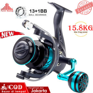 Gulungan Pancing CNC & Reel Pancing Murah Besi: 17KG Drag 13BB