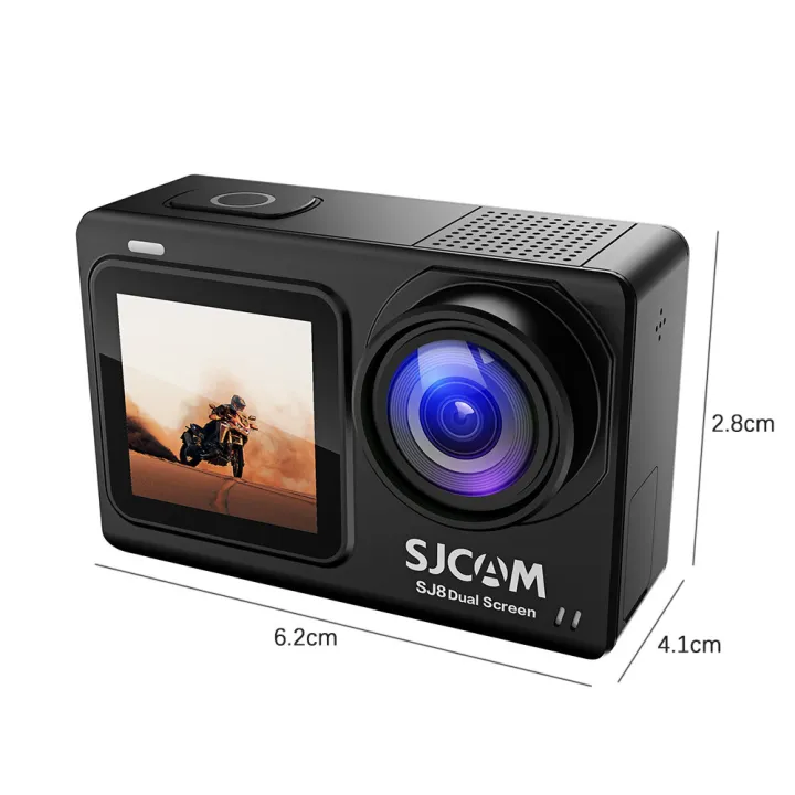SJCAM กล้องแอคชั่น SJ8 หน้าจอคู่ Dual Screen 4K 30FPS 12MP กันน้ำได้ มี WiFi มองเห็นตอนกลางคืน กล้องกีฬาหน้าจอสัมผัส 2.33 นิ้ว https://wayoza.com
