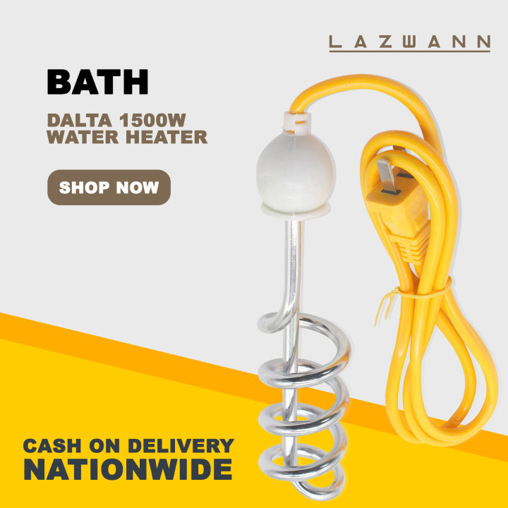 Original Dalta Immersion 1500w 2000w Water Heater High Quality Design  Stainless Electric Portable Immersion Heater Boiler Water Water Heater