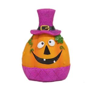 Halloween Miniature Pumpkin Figurines Resins Pumpkin Ornament Tabletop Decorative Ornament for Fireplaces Mantles Decors