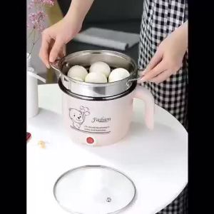 1.8L Electric Cooker + Tray –Non-Stick Mini Rice Cooker for Steamer & Frying Pan Multifunction Convenient Cooker多功能电饭锅