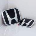 For Honda CRV CR-V 2007-2011 G3 Gen 3 Acrylic Honda Black 3D Emblem Front Rear Steering Wheel Logo Frame Panel Cover Trim Badge Styling Accessories. 