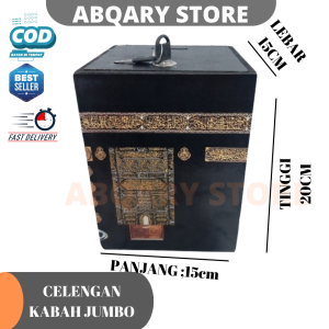 Celengan Kabah jumbo+KUNCI unik buat oleh"Haji &Umroh dan biar Semangat menabung ke baitullah