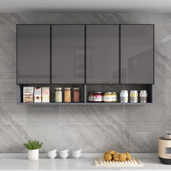 Aluminium Alloy Kitchen Wall Balcony Bathroom New Solid Wood Storage ...