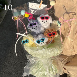 Cute Twist Stick Dog Bouquet DIY Material Pack Doll Bouquet Creative Birthday Gift for Best Friends