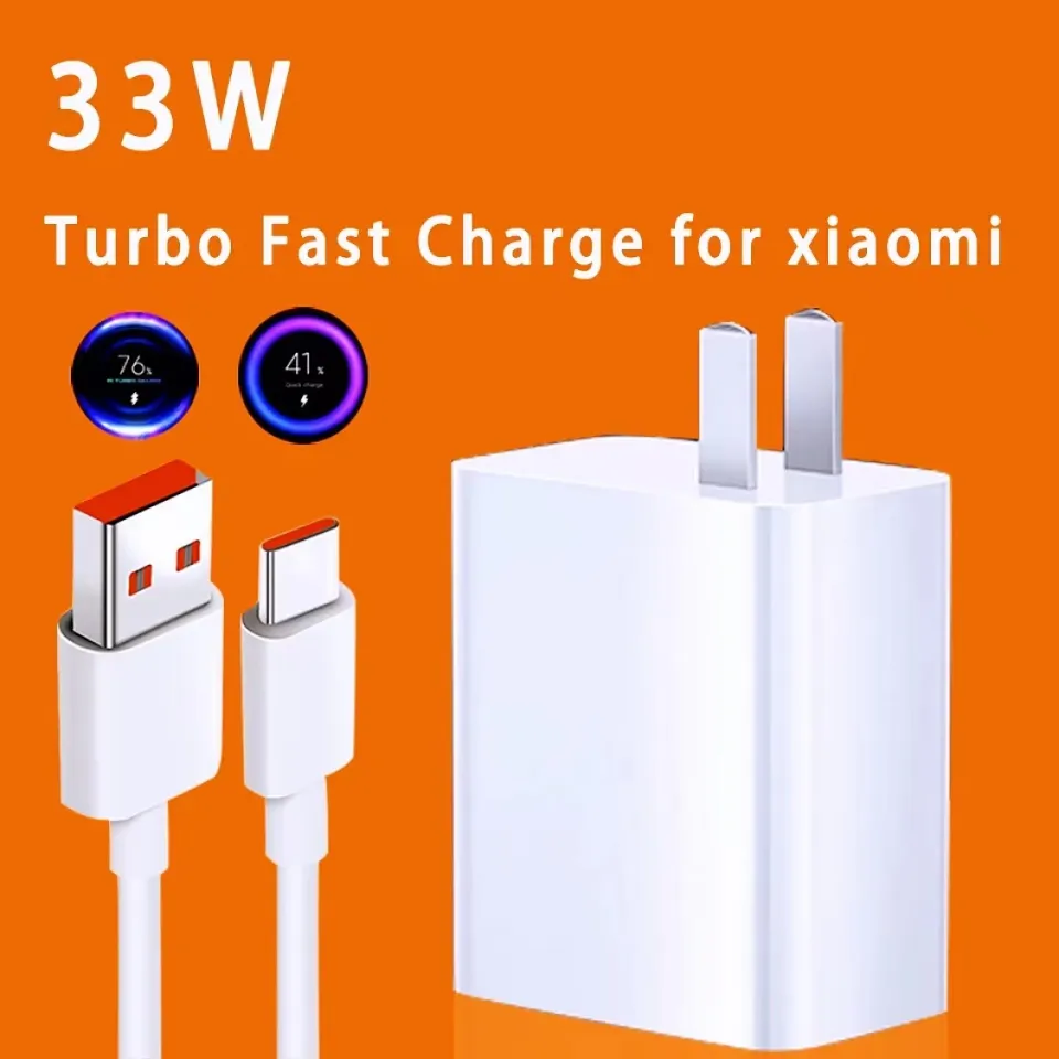 Original Xiaomi 33W Fast Quick Wall Charger Turbo Charge Adapter