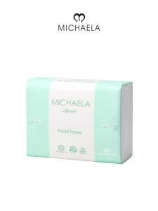 MICHAELA Facial Tissues 100% Virgin Pulp Soft Wettable for Home Office Travel Everyday TS5572000 LX