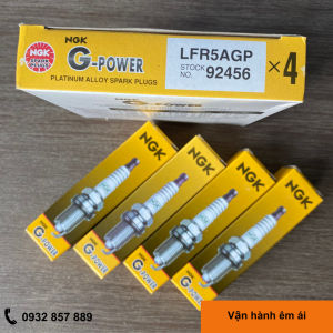 Bugi Đánh Lửa Xe KIA RONDO CERATO SORENTO Đời Cũ...Loại Xịn NGK Chân Bạch Kim Platinium (MÃ:LFR5AGP )