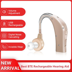 Hearing Aid Behind Ear Hearing Aids Intelligent Amplifier Audiphone For Hearing Loss Patient Elderly USB Rechargeable