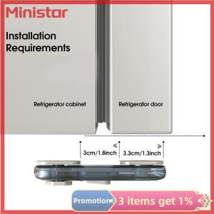 Ministar 1Pc Home Refrigerator Lock Fridge Freezer Door Catch Lock Toddler Kids Child Cabinet Safety Lock For Baby Safety Child Lock