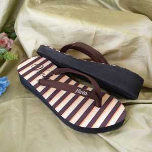 SANDAL WEDGES WANITA JEPIT  HAK 3CM VIOLA ZEBRA TERBARU TERLARIS MURAH BERKWALITAS SANDAL WANITA JEPIT FLIP FLOP OUTSOL KARET ANTI SLIP SANDAL WANITA KEKINIAN 2023 SANDAL REMAJA KOREAN STYLE