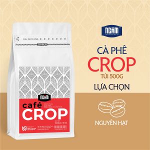 Cà Phê Rang Mộc Crop 500g - Xay Sẵn - Pha Máy Pha Phin Nguyên Hạt - Dùng cho Pha Phin Pha Máy - Hương Tự Nhiên Đậm Vị