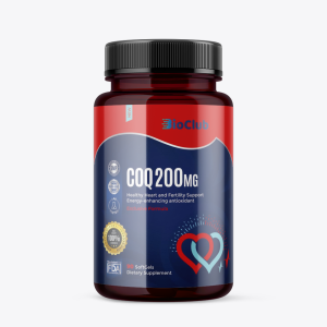 BIOCLUB 99% Coenzyme Q10 Capsules 200mg for Heart and Brain Health BioClub High Concentration for Seniors