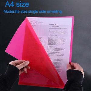 Kaki Jimat E310 A4 Colour Holder File L Shape Organizer Document Fail Office Fail Waterproof Desk Folder Pejabat Kertas