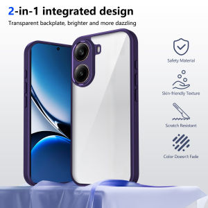 Hybrid PC+TPU Case For OPPO A6X A6 X OPPOA6X 5G 4G Phone Case Fashion Transparent Frosted Skin-friendly Shockproof Back Cover For OPO A6X 4G 5G