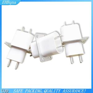 [COD] Home Electronic Microwave Oven Magnetron Filament 4 Pin Socket Converter White