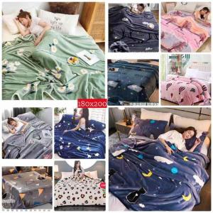 Selimut Bulu Halus Ukuran 180x200 Motif Little Daisy Dewasa Terlaris Murah Berkualitas