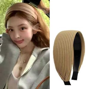 Hoop Knitted Hairband Hair Accessories Hair Headbands for Women Wide Edge Hair