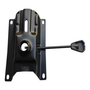 Sturdy Office Chair Base Replacement for Executive Swivel Chairs with 14.2x17.7cm Hole Spacing Swivel Base Plate