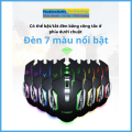 Chuột gaming không dây pin sạc chuột bluetooth máy tính có đèn led 7 màu chuột silent bảo hành 6 tháng phukienhamy Q13. 