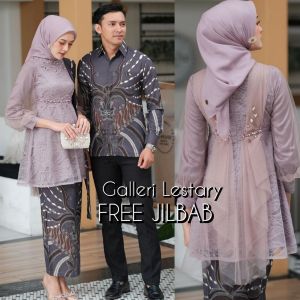Set Kebaya Nadine Series Baju Kebaya Couple Terbaru 2023 Untuk Wisuda Lamaran Kondangan
