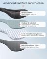 Bike Seat Cushion, Comfort Bike Seat Cover for Men Women, Exercise Bicycle Seat Cushion Padded Cover Compatible with Peloton, Mountain Stationary Bikes, Ou. 