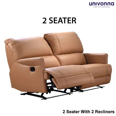 Univonna Javier 2 Seater Recliner Sofa - Free Assembly