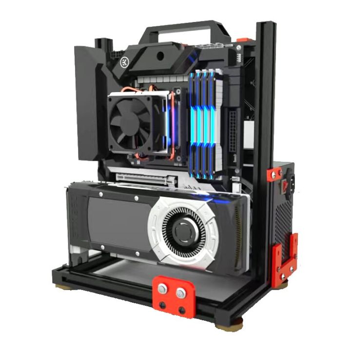 MOD Desktop PC ITX MATX ATX EATX PC Case Open Frame,Water