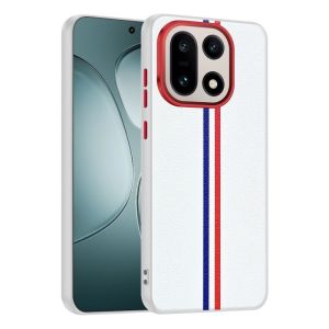 For OnePlus 15 Case Luxury PU Leather Skin Cool track Protective Back Cover Case For OnePlus 15 13 13T 13R 13S Phone Shell