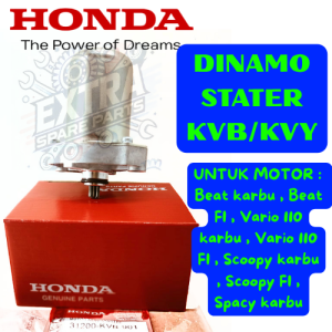 DINAMO STATER KODE-KVB/KVY Beat karbuFIVario 110 karbuFIScoopy karbuFISpacy karbu ORIGINAL .