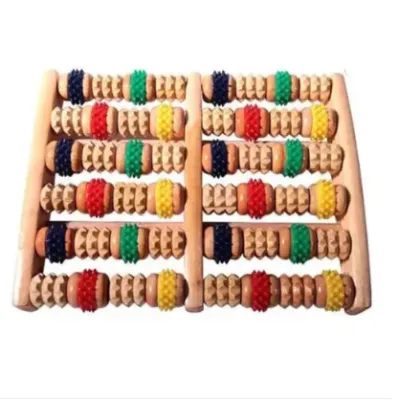 Wooden Guasha Scraping Stick Massage Roller Body Spa Therapy Tool Wooden Guasha Scraping Shoulder Neck Waist Stick Massage Tools Massager for Back