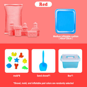 DreamBaby 1 Set Mainan Pasir Ajaib Magic Sand 1 Kg Bisa 2 Warna Tatakan Balon