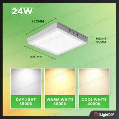 LED SURFACE DOWNLIGHT 18W/24W/30W ROUND/SQUARE SURFACE MOUNTED LED PANEL LIGHT