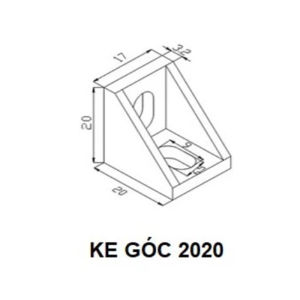 Ke góc vuông nhôm định hình 2020 2028 3030 4040 - MOGEE