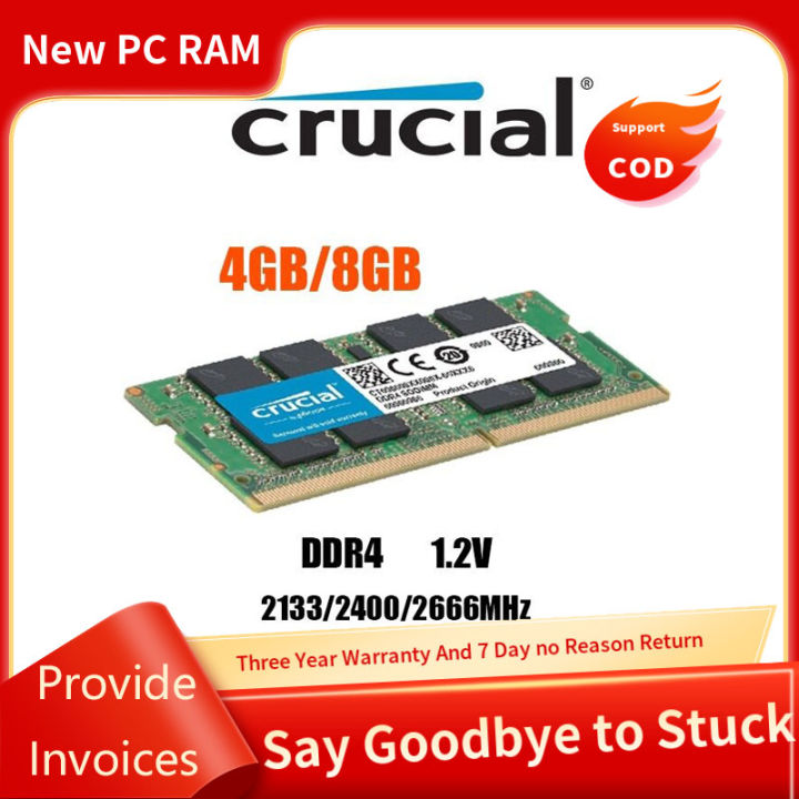 4gb Ddr4 8gb Ddr4 Ram 2666mhz 【Free Shipping】Crucial DDR4 RAM 4GB 8GB  2133/2400