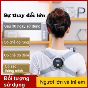 Đai định hình chống gù lưng chống cận Có cảnh báo rung khi ngồi sai tư thế và bộ đếm thông minh