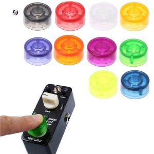 💝💟【Special price】Be Cools 1x footswitch Topper พลาสติกที่มีสีสันกันชนป้องกันสำหรับกีต้าร์ Effect Pedal