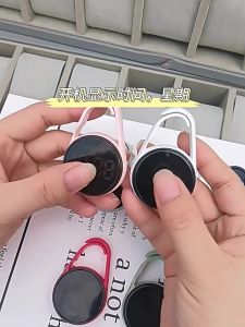 【SKIT SG】Portable LED Luminous Mini Electronic Pendant Watch Digital Pocket Keychain Watch Waterproof Student Exam Hanging Watch Compact Clock Casual & Fashion Watch for Nurse School Outdoor Travel Backpack Bag Key Ring Easy Read Display