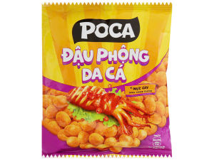 Thùng 40 Gói Đậu Phộng Da Cá Poca 68g Đủ Vị
