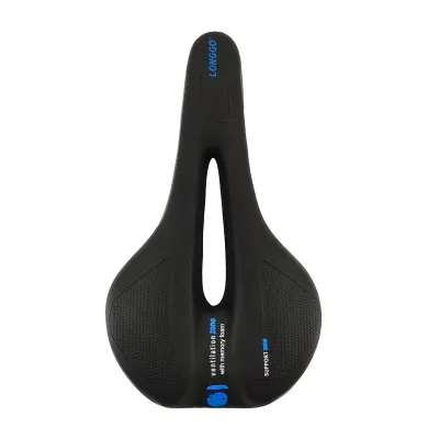 LONGGO Bike Saddle seat Bicycle Shock Absorbing Saddle For MTB Bike Hollow Cycling Breathable Saddle