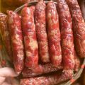 Lạp xưởng gác bếp Tây Bắc [Tặng Hạt Dổi], lạp sườn hun khói thơm ngon chuẩn vị miền núi Tây Bắc, đảm bảo an toàn VSTP. 